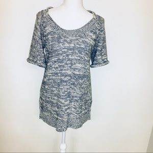 Black and White knit CAbi sweater